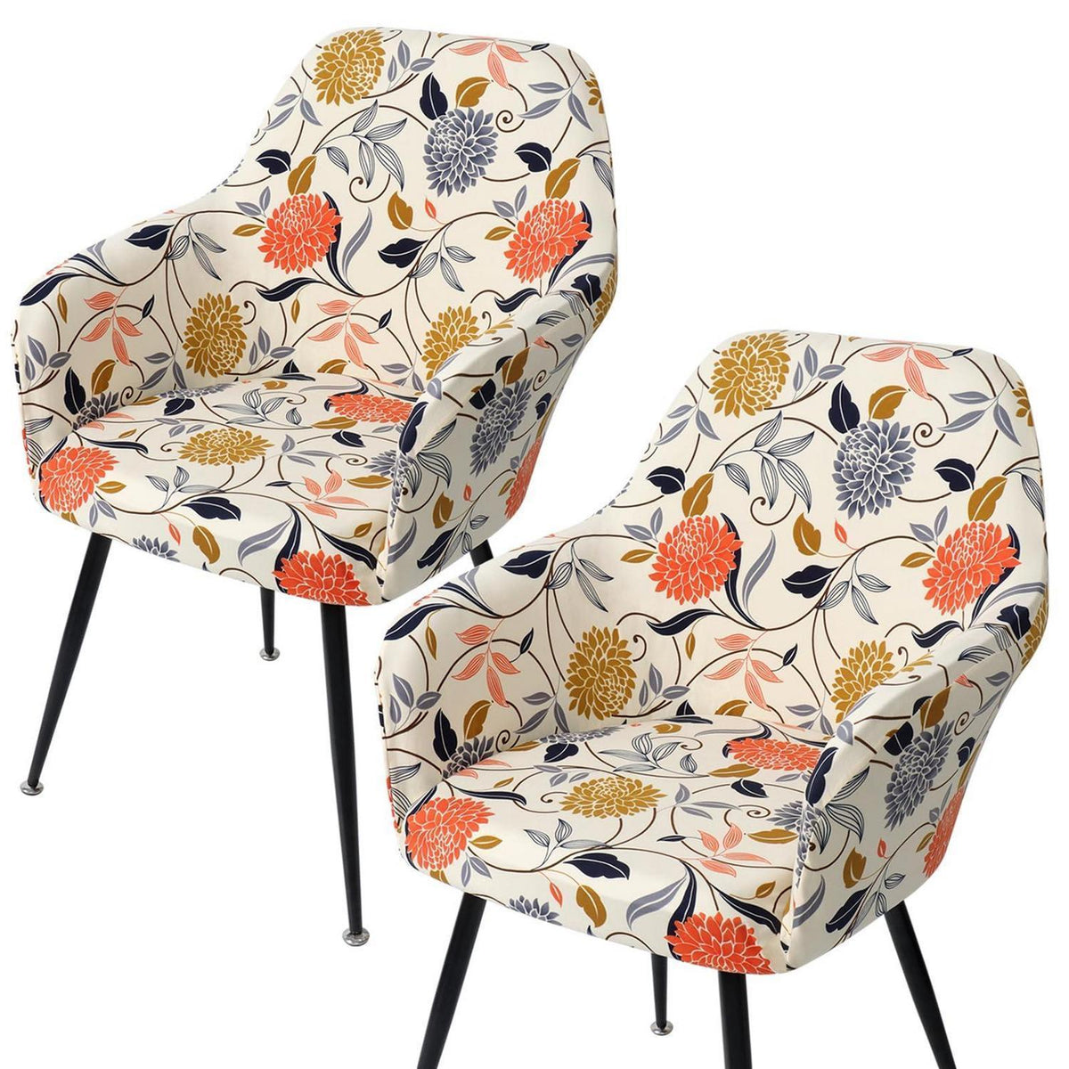 Stretch Stuhlhussen 2er Set – Sesselbezug für Esszimmer & Büro