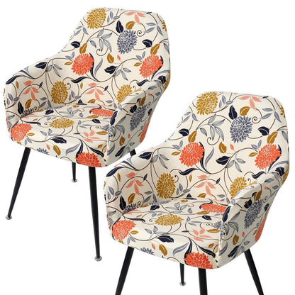 Stretch Stuhlhussen 2er Set – Sesselbezug für Esszimmer & Büro