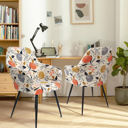 Stretch Stuhlhussen 2er Set – Sesselbezug für Esszimmer & Büro
