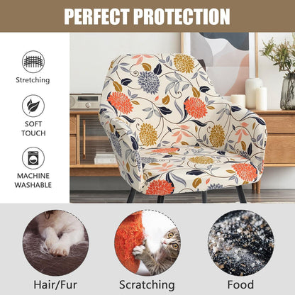 Stretch Stuhlhussen 2er Set – Sesselbezug für Esszimmer & Büro