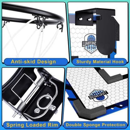 Basketballkorb Outdoor Basketballkorb Kinder mit 3 Bällen