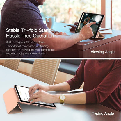 iPad 9. Generation Hülle, Smart Cover mit Standfunktion, Auto Wake/Sleep - Grapefruit - 10,2 Zoll