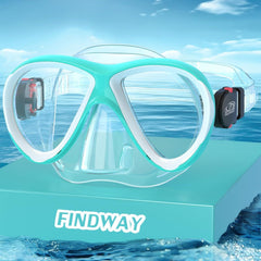 Taucherbrille Kinder Schwimmbrille Schnorchelmaske 180°Panorama