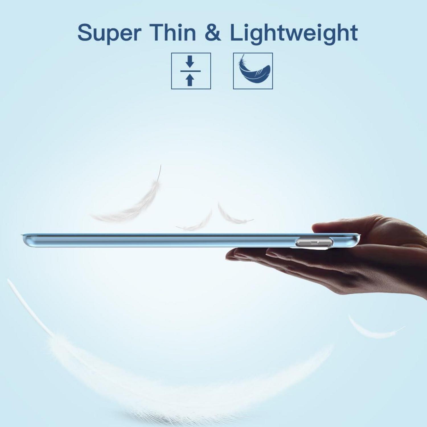 Schutzhülle für iPad 9./8./7. Gen 10,2 Zoll Smart Cover - Capri Blau