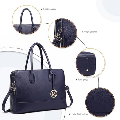 Große Miss Lulu Damen Handtasche PU Leder Retro Style