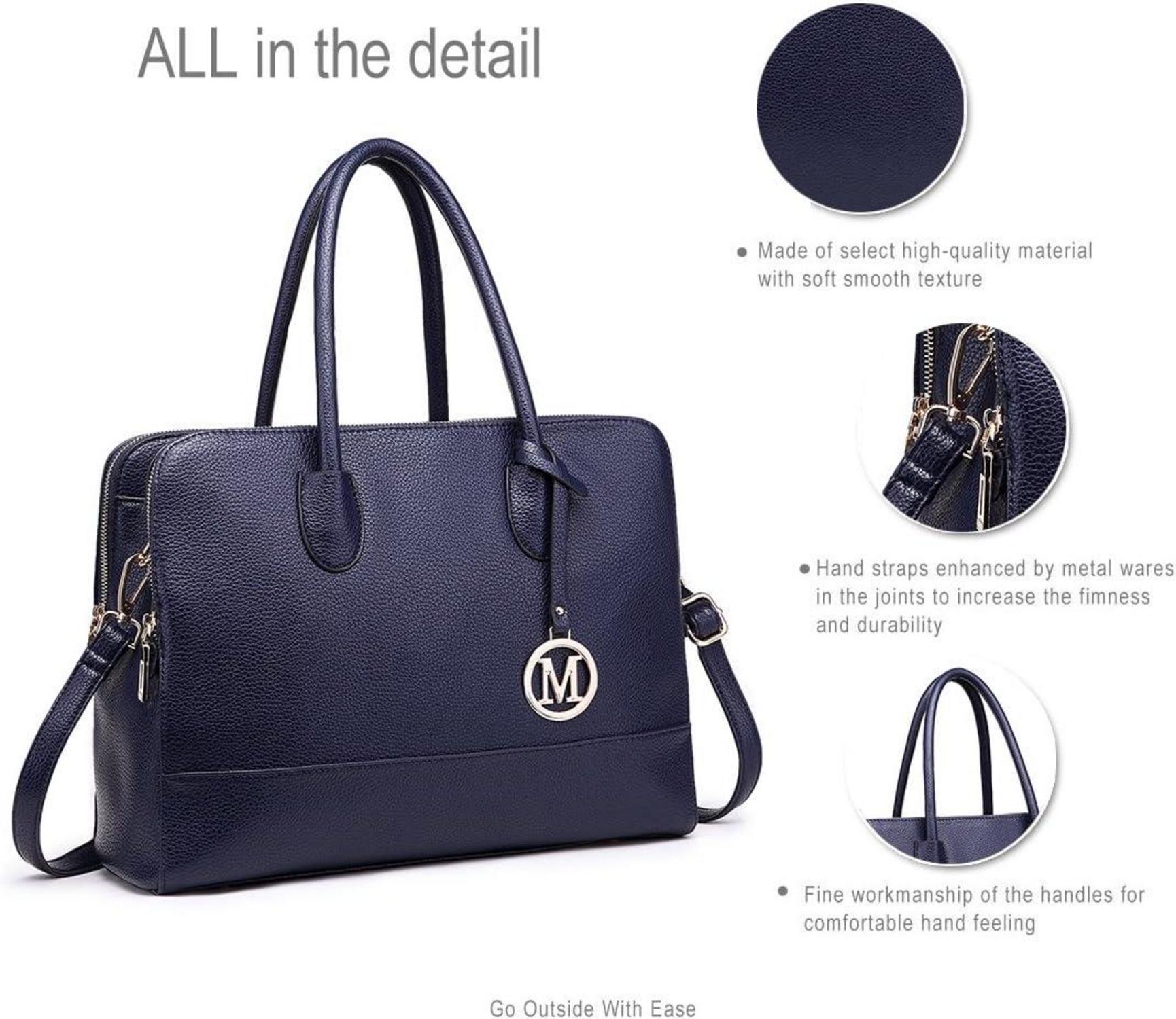 Große Tote-Handtasche Damen mit Metallreißverschlüssen und Magnetverschluss