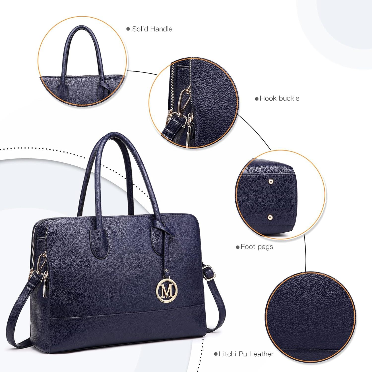 Damen Handtasche Laptoptasche Aktentasche Retro Elegant Großformat