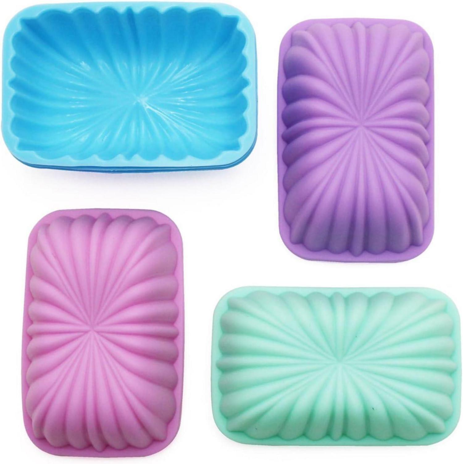 Mini Muffins Backform 12 Stück Silikon Kastenform - Wiederverwendbar