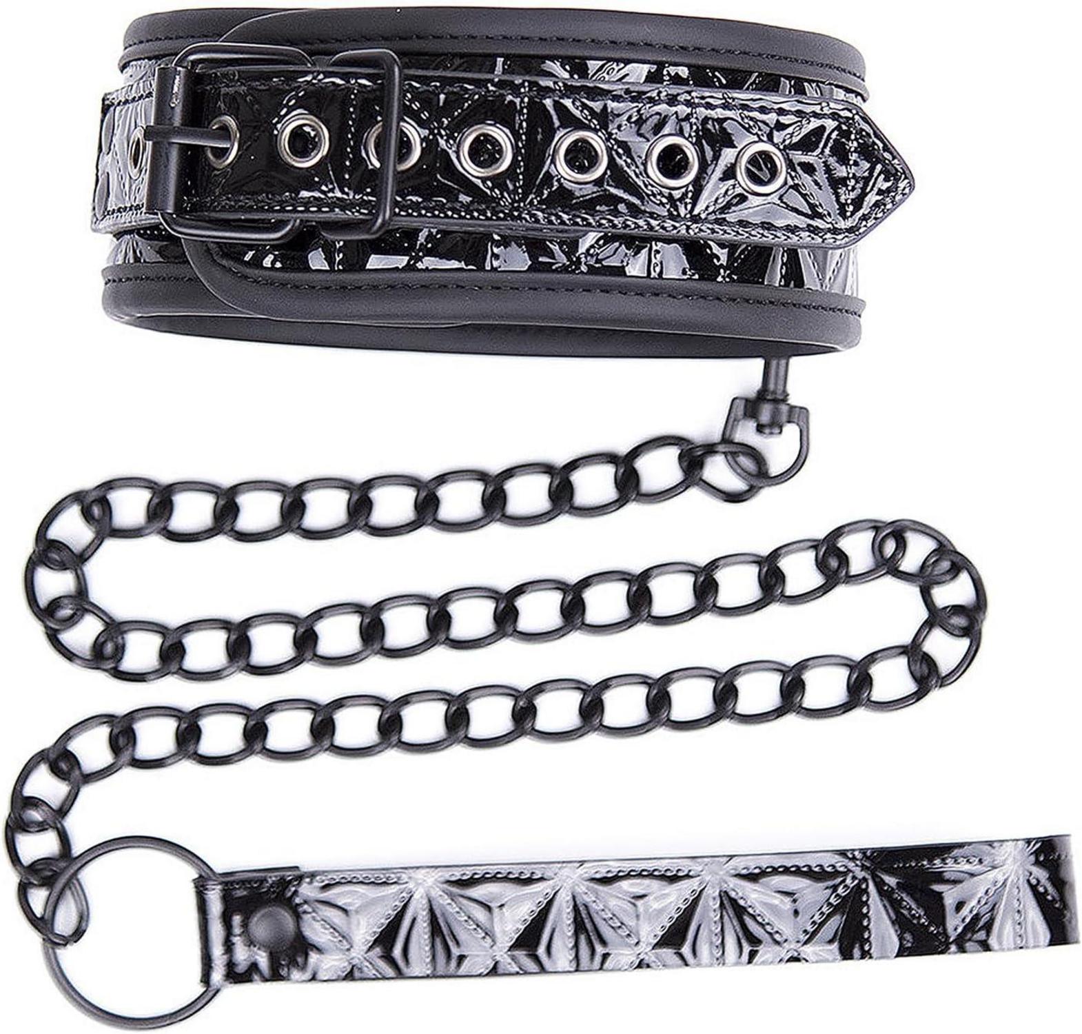 BDSM Leder Halsband SM Sexspielzeug Erotik Bondage Kit
