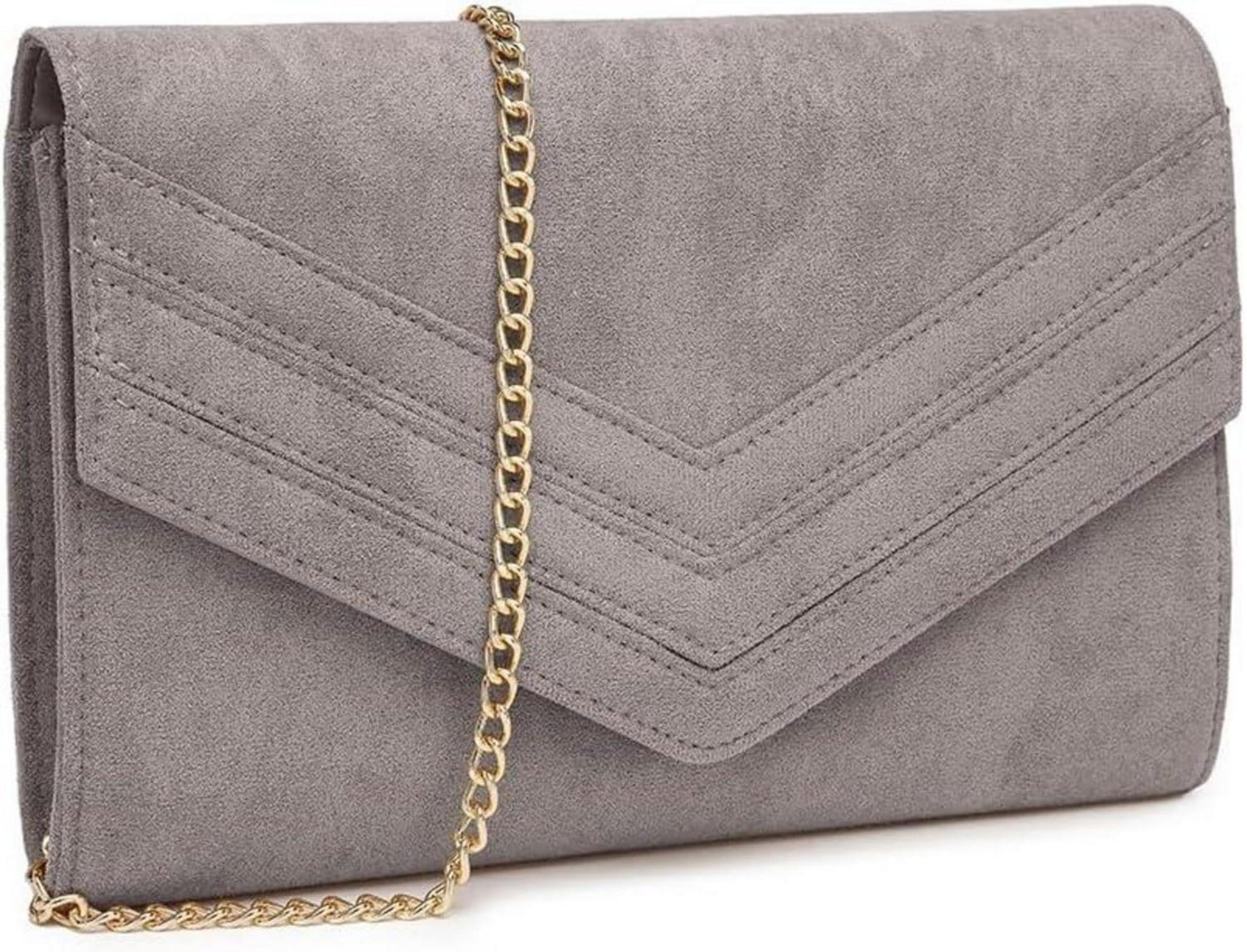 Elegante Damen Umschlag Clutch mit Magnetverschluss