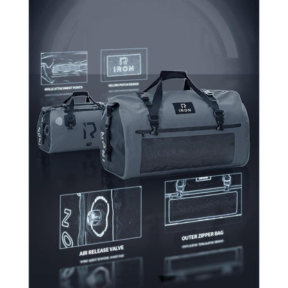 Motorrad Hecktasche 70L wasserdicht – Gepäckrolle für Touren