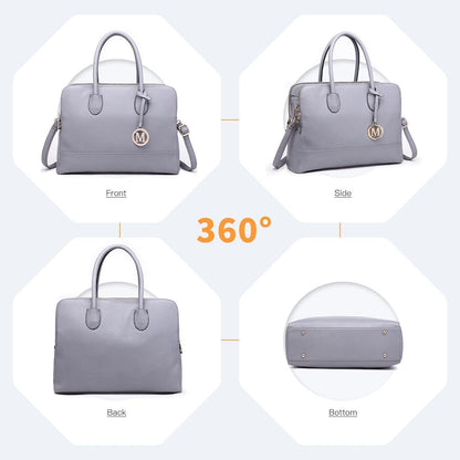 Große Miss Lulu Damen Handtasche Retro PU Leder