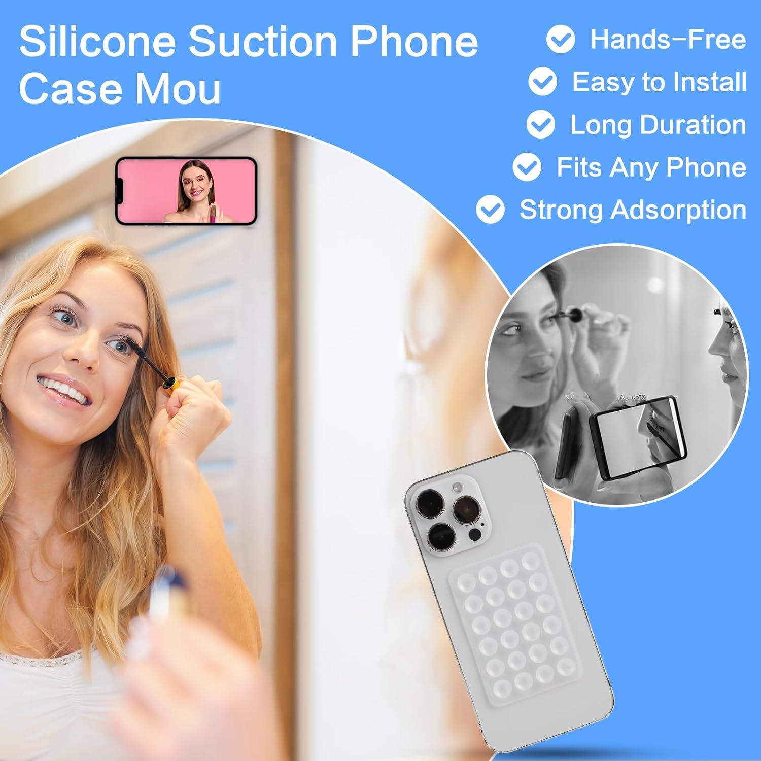 4er Set Silikon Handyhalter Saugnapf Anti-Rutsch Alle Handy-Modelle