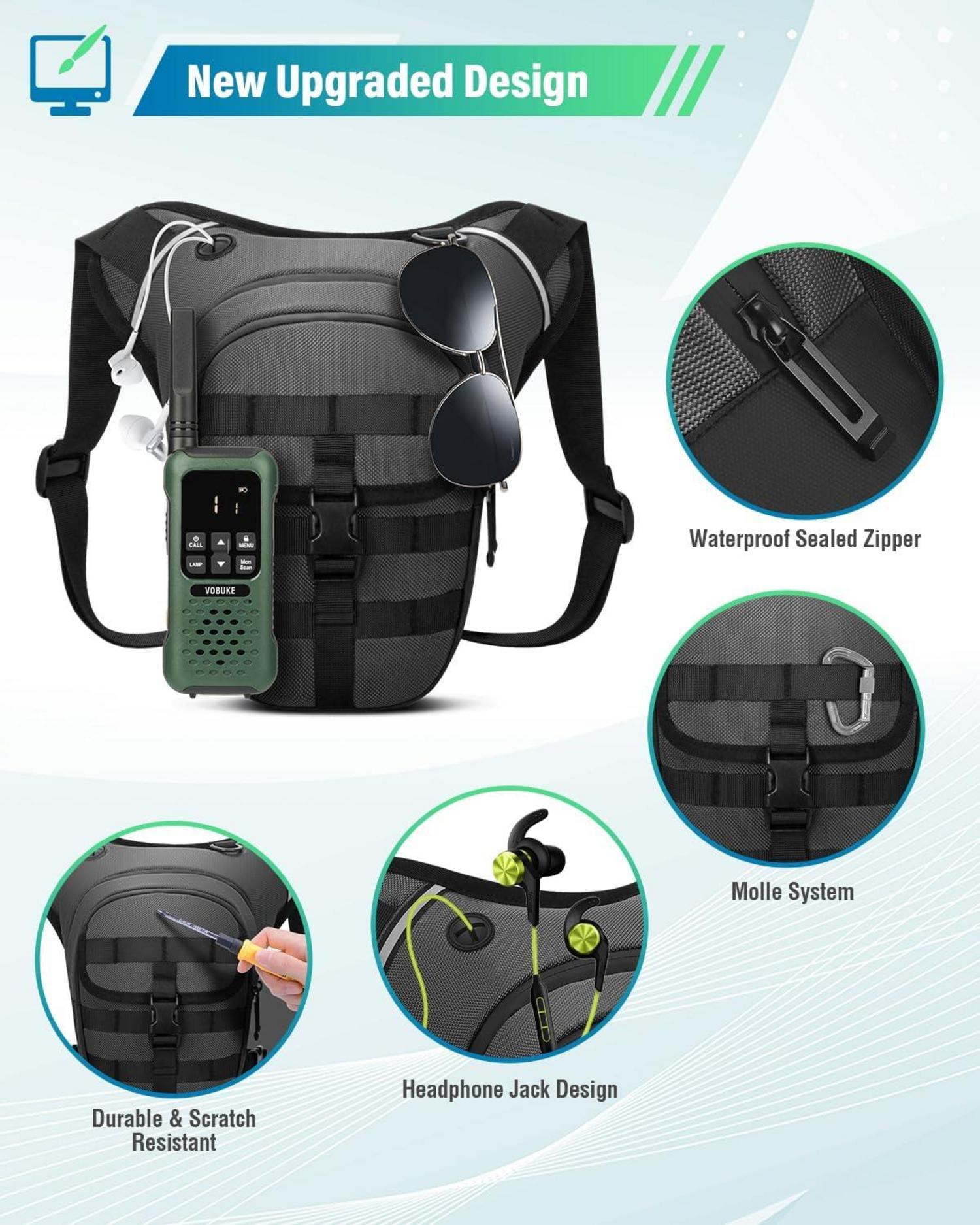 Beintasche Motorrad Wasserdicht Herren Damen Sport Outdoor
