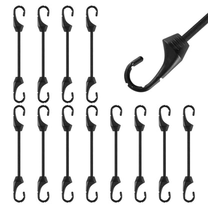 Spanngummis mit Haken – 12er Set | Robuste Gummiseile für Haushalt & Garten