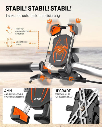 Universelle Handyhalterung Fahrrad Lenker für Smartphone 5,5-7,5 Zoll