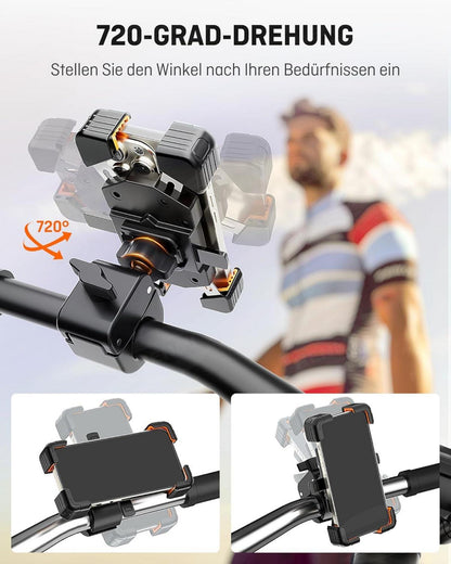 Universelle Handyhalterung Lenker für Fahrrad 5,5-7,5 Zoll Smartphone