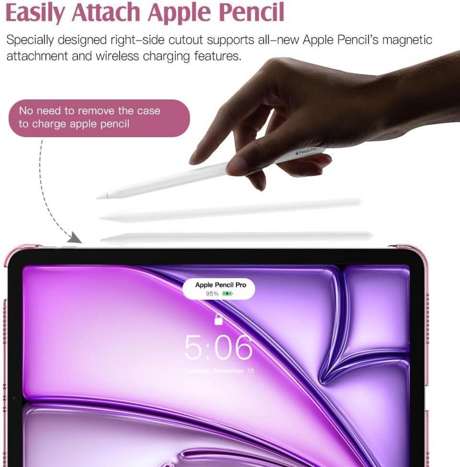 iPad Air 11 Zoll Hülle 2024 Schlank Schutzhülle Blau