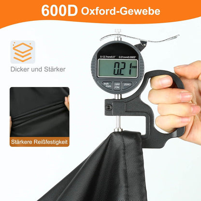 Grillabdeckung 600D Oxford für Weber Q100/Q120/Q1000/Q1200/Q1400