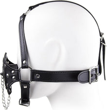 SM Bondage Maske BDSM Fetisch Mundknebel Nieten Stacheln Set