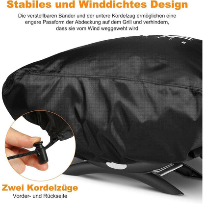 Grillabdeckung für Weber Q100/Q1000/Q120/Q1200/Q1400, 600D