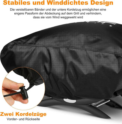 Grillabdeckung Weber Q100/Q120/Q1400 600D Oxford Gewebe 70x45cm