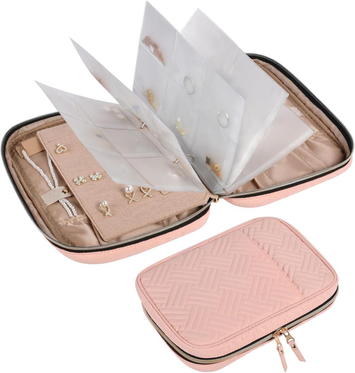 Schmuck Organizer Tasche für Reise, Faltbarer Schmucktasche Organizer