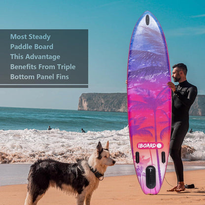 Aufblasbares Paddelbrett 28,9x83,2x15,2 cm SUP-Board Yoga Angeln Stabil & breit