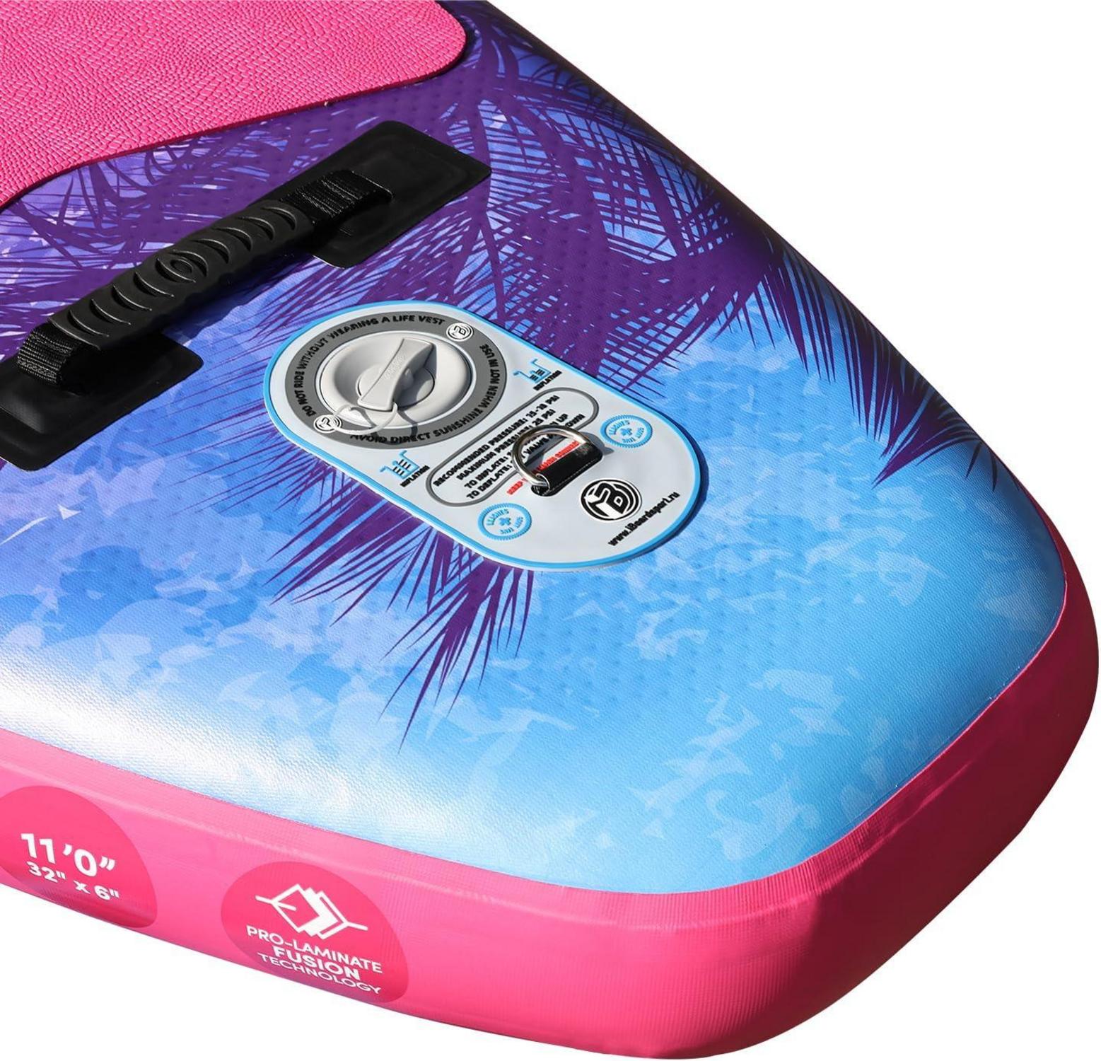 Aufblasbares Paddelbrett - Stand-Up-Paddle-Board 28,9x83,2x15,2 cm