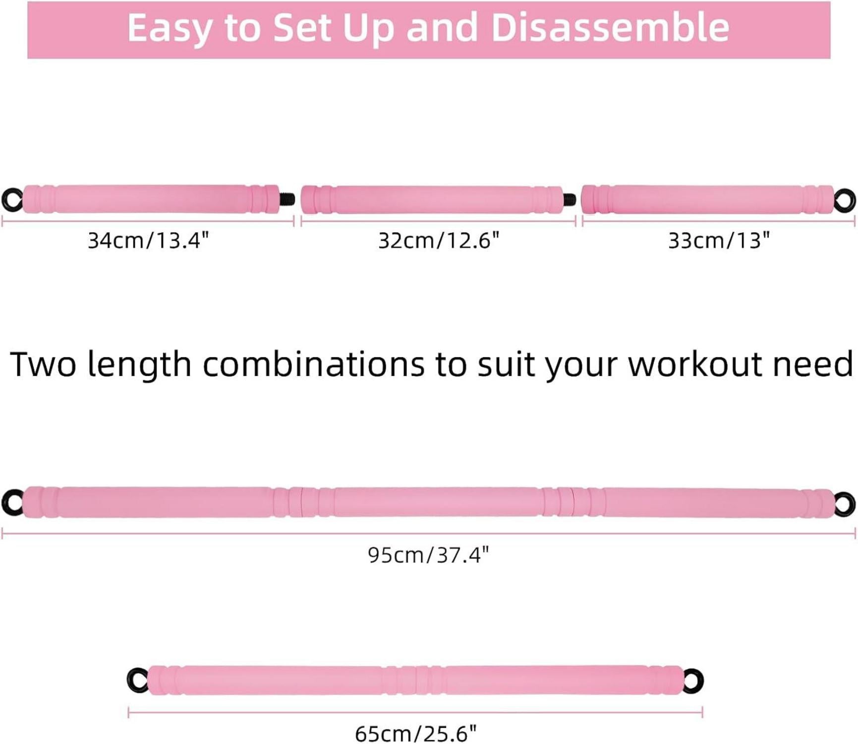 Topfinder Widerstandsbänder Stange Pilates Bar Resistance