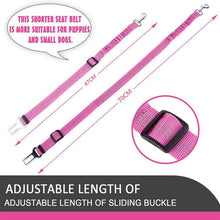 Hunde Sicherheitsgurt 2er Set 50-70cm Elastischer