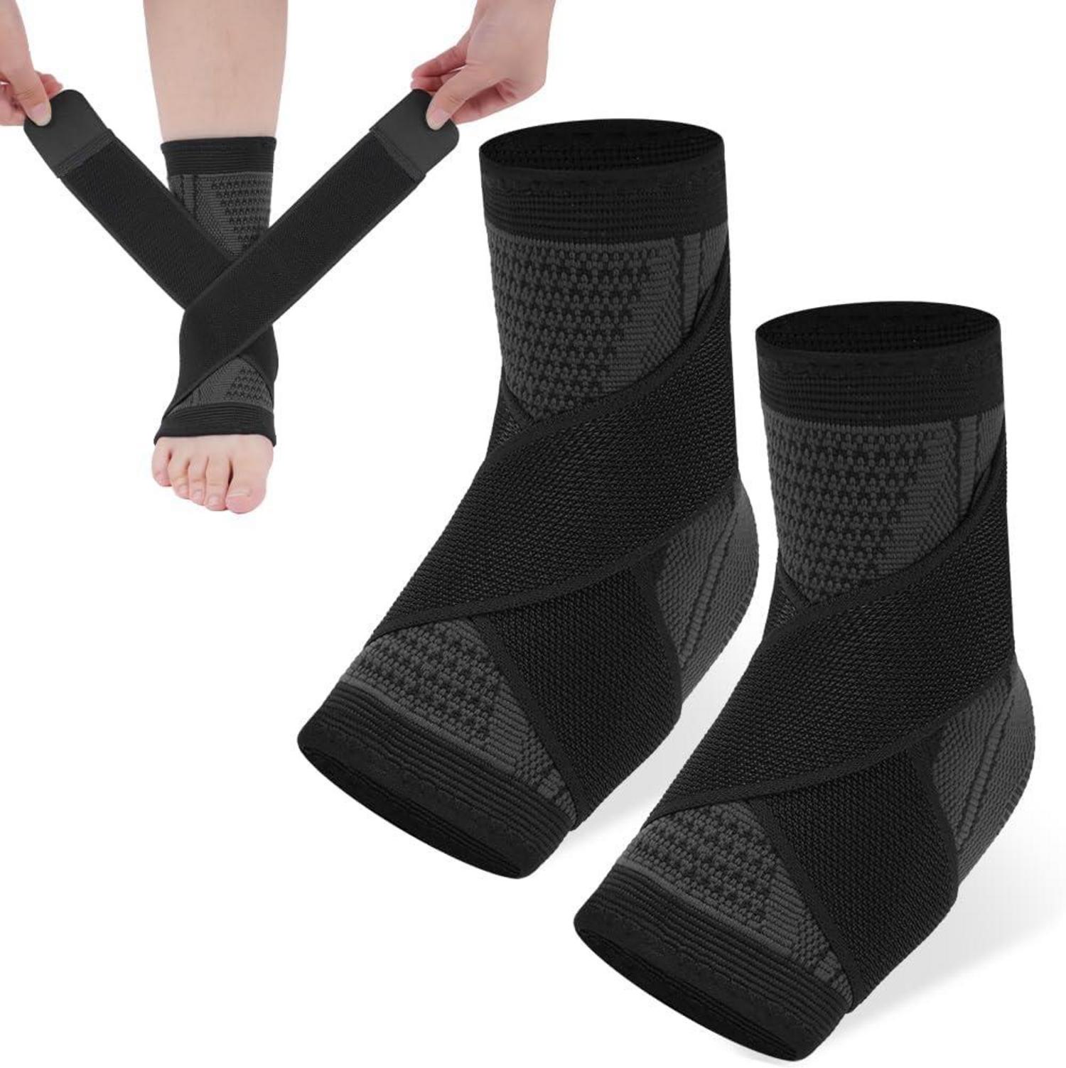 Sprunggelenkbandage 2er-Pack Einstellbar Flexibel Atmungsaktiv