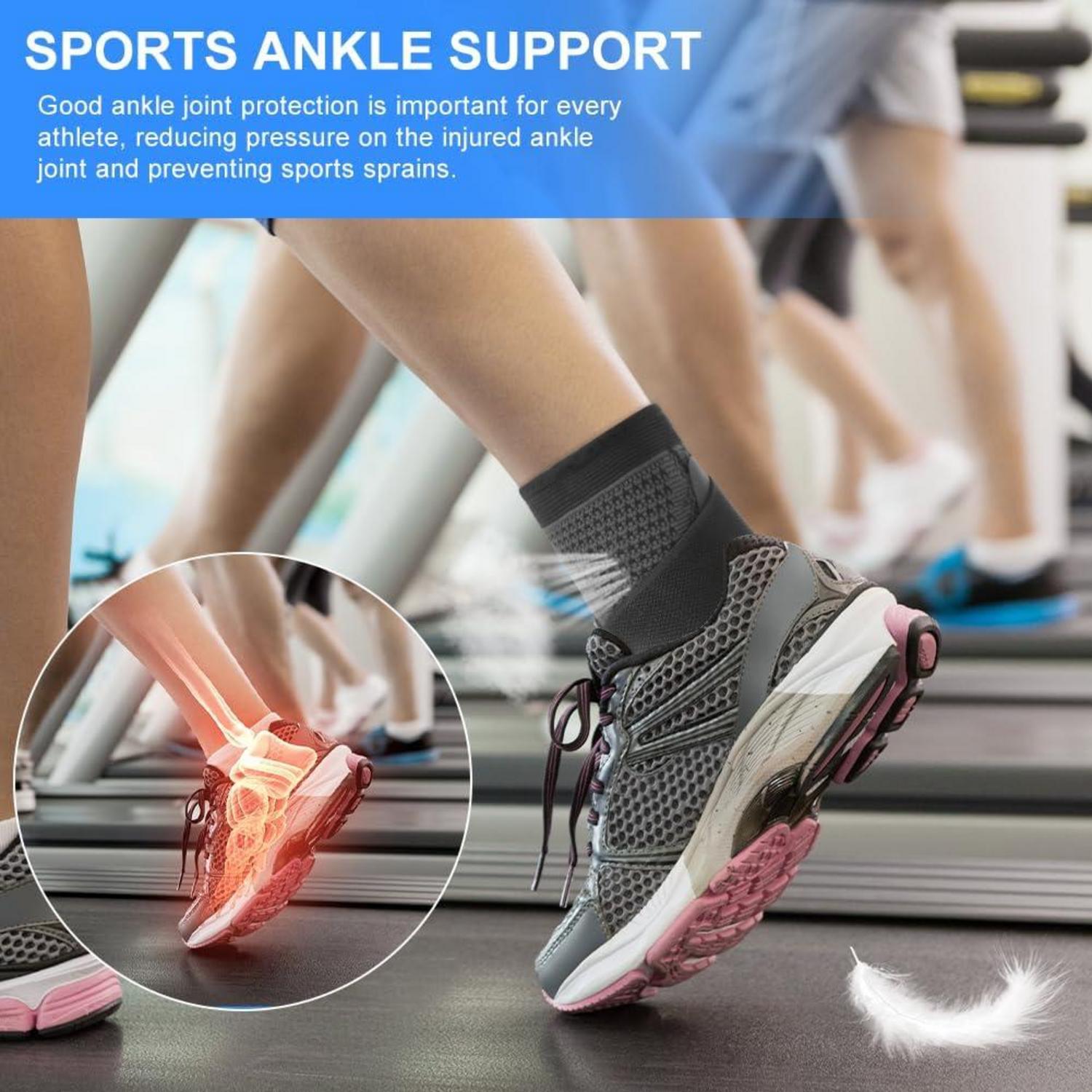 Sprunggelenkbandage 2er-Pack Einstellbar Flexibel Atmungsaktiv