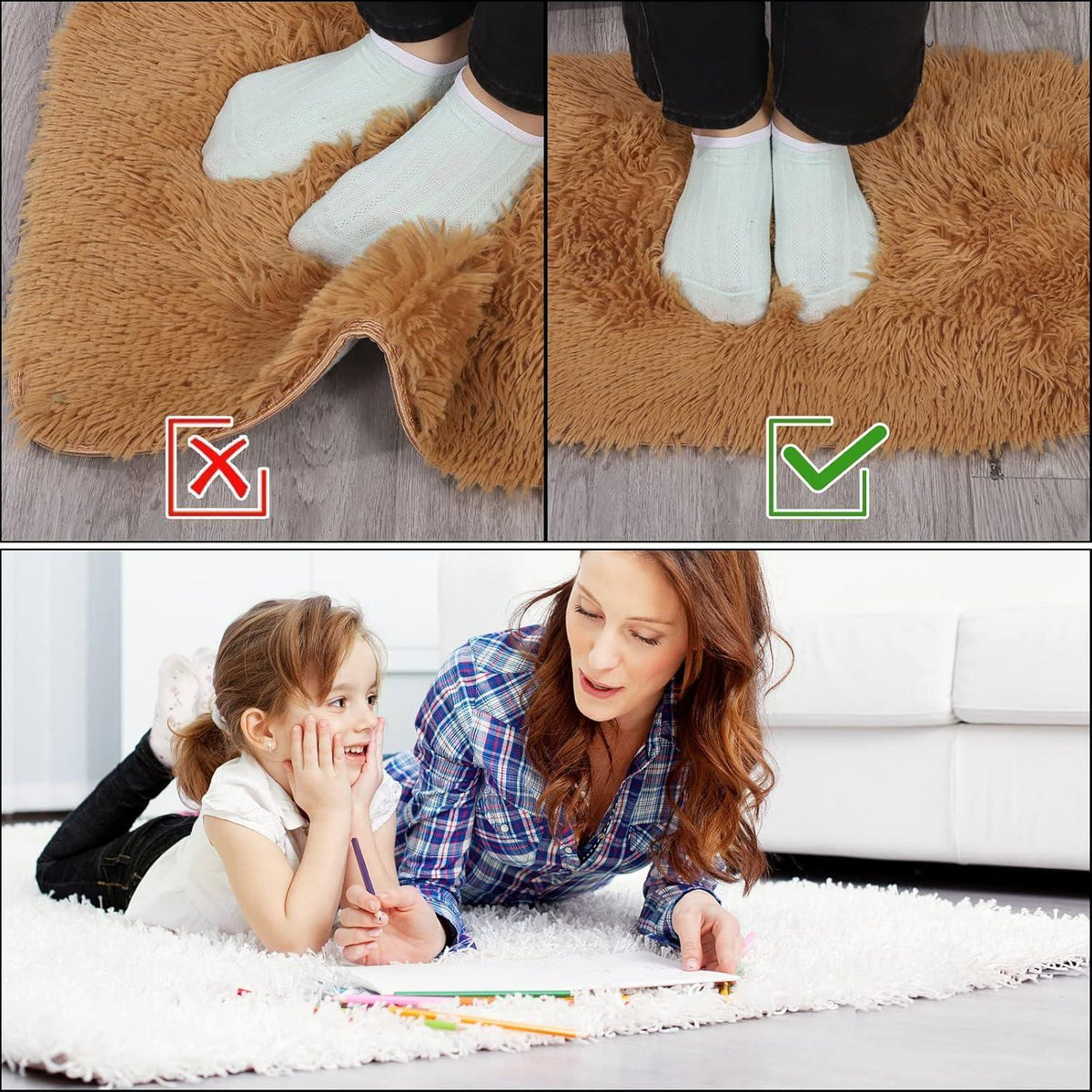 Rutschfeste Teppichunterlage 150x200 cm – Zuschneidbar & Vielseitig