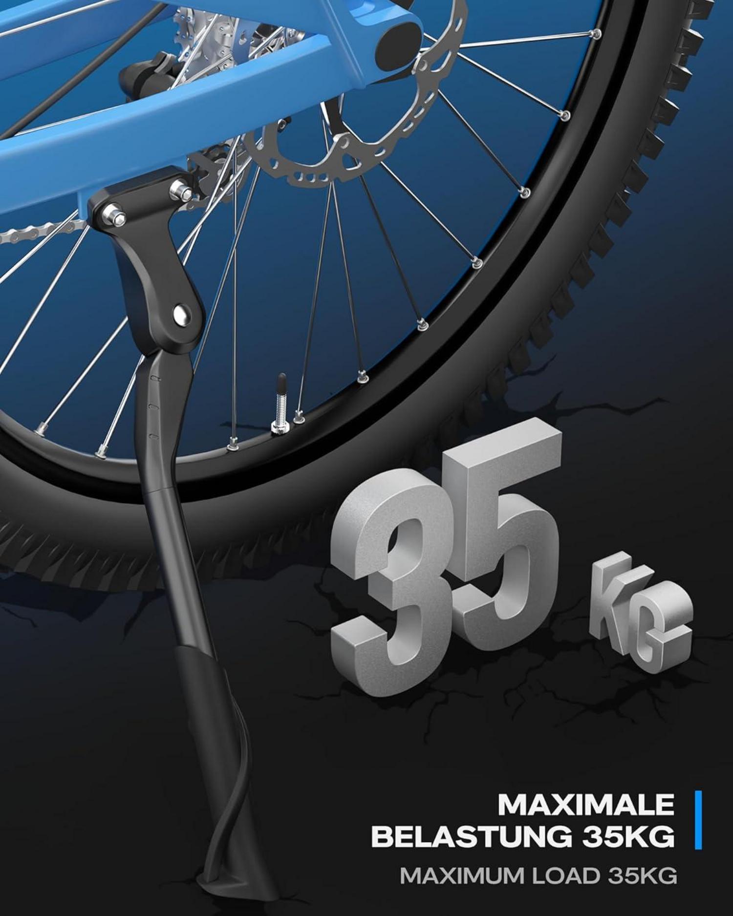 Höhenverstellbarer Fahrradständer 24-29 Zoll, stabil & rutschfest