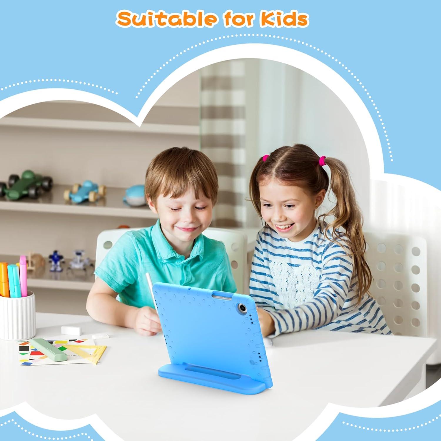 Samsung Galaxy Tab A9+ 11 Zoll 2023 Kinderhülle mit Griffständer Blau
