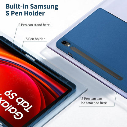 Hülle Samsung Galaxy Tab S9 FE 10.9 Zoll S9 2023 11 Zoll Meerblau