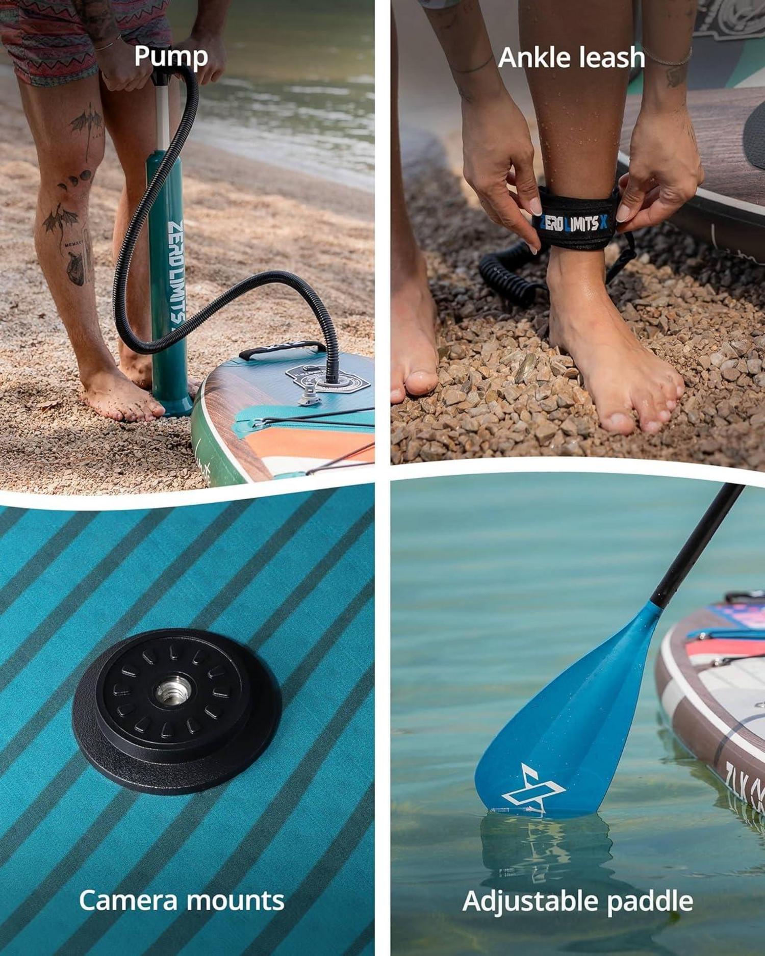 Aufblasbares Stand Up Paddle Board 320 cm Premium SUP Board für alle