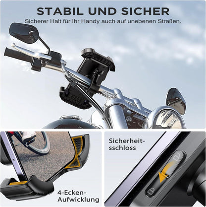 Fahrrad Handyhalterung 360° Halter für iPhone Samsung