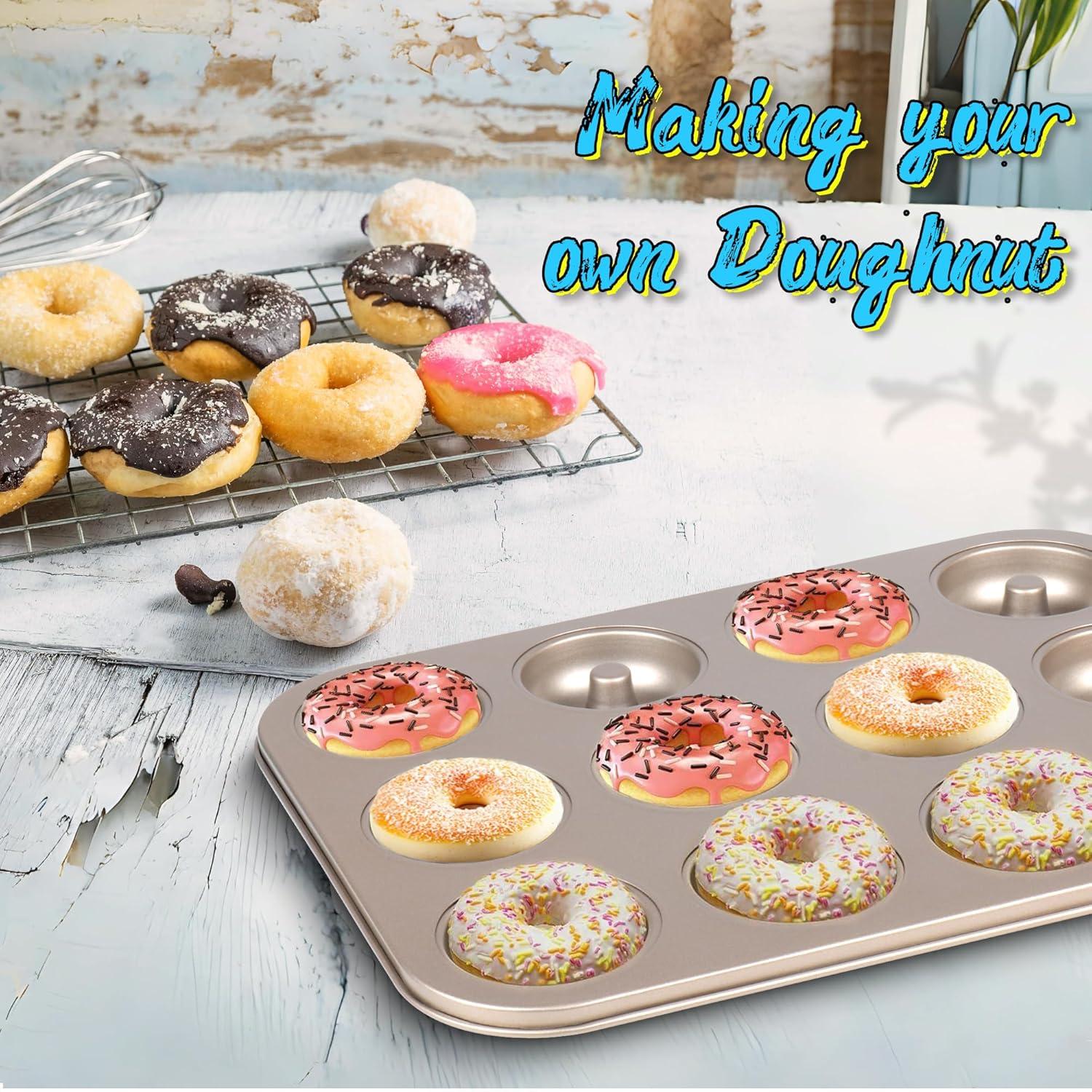 2er Set Mini Donut Backform, Herz