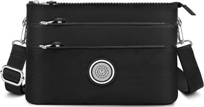 Umhängetasche Damen Nylon Wasserdicht Crossbody Bag Leichte Messenger
