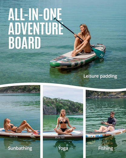 Aufblasbares Stand Up Paddle Board 320 cm Premium SUP für alle