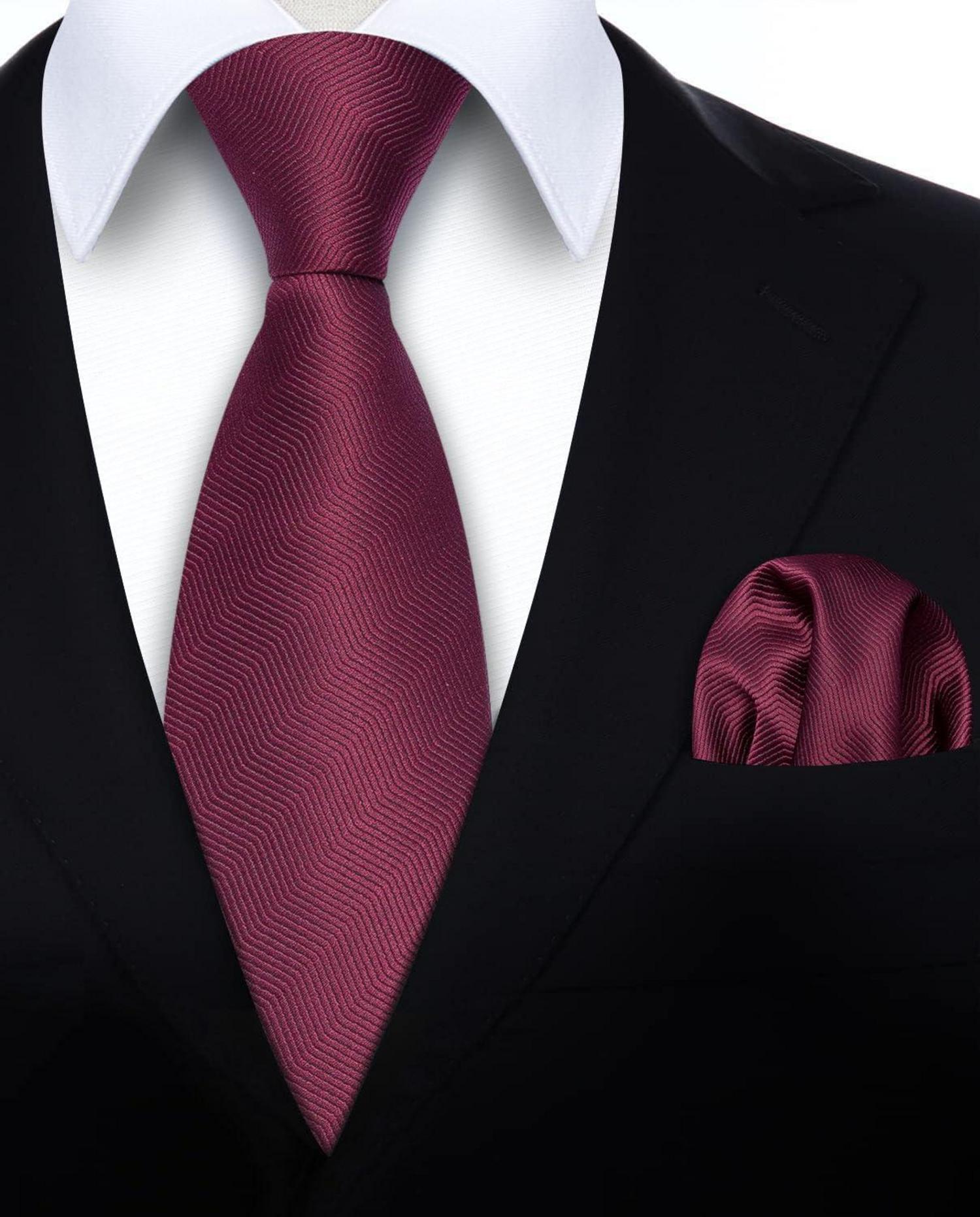 Grüne Krawatten- und Einstecktuch-Set für Herren Hochzeit und Business