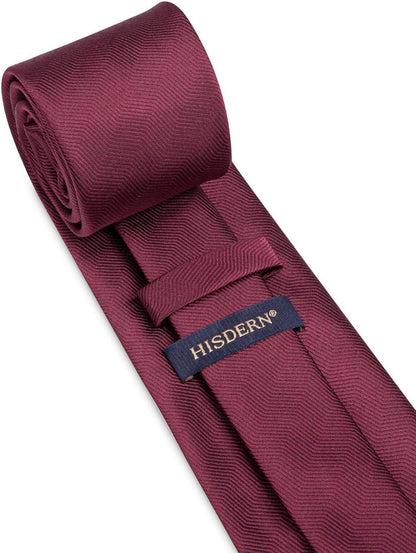 Herren Hochzeit Krawatte Einstecktuch Set Dunkelgrün Business Elegant