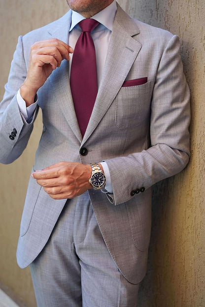 Krawatten Herren Hochzeit Elegant Einstecktuch Set Dunkelgrün