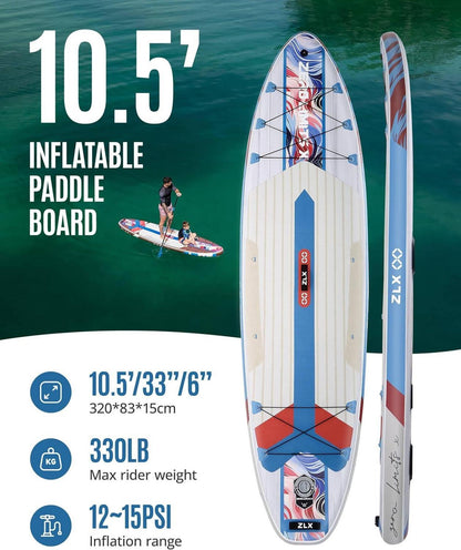 Aufblasbares Stand Up Paddle Board - Premium SUP Board für alle Skill