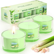 Citronella Kerze 3er Set Sojawachs Citronella Duft 105g