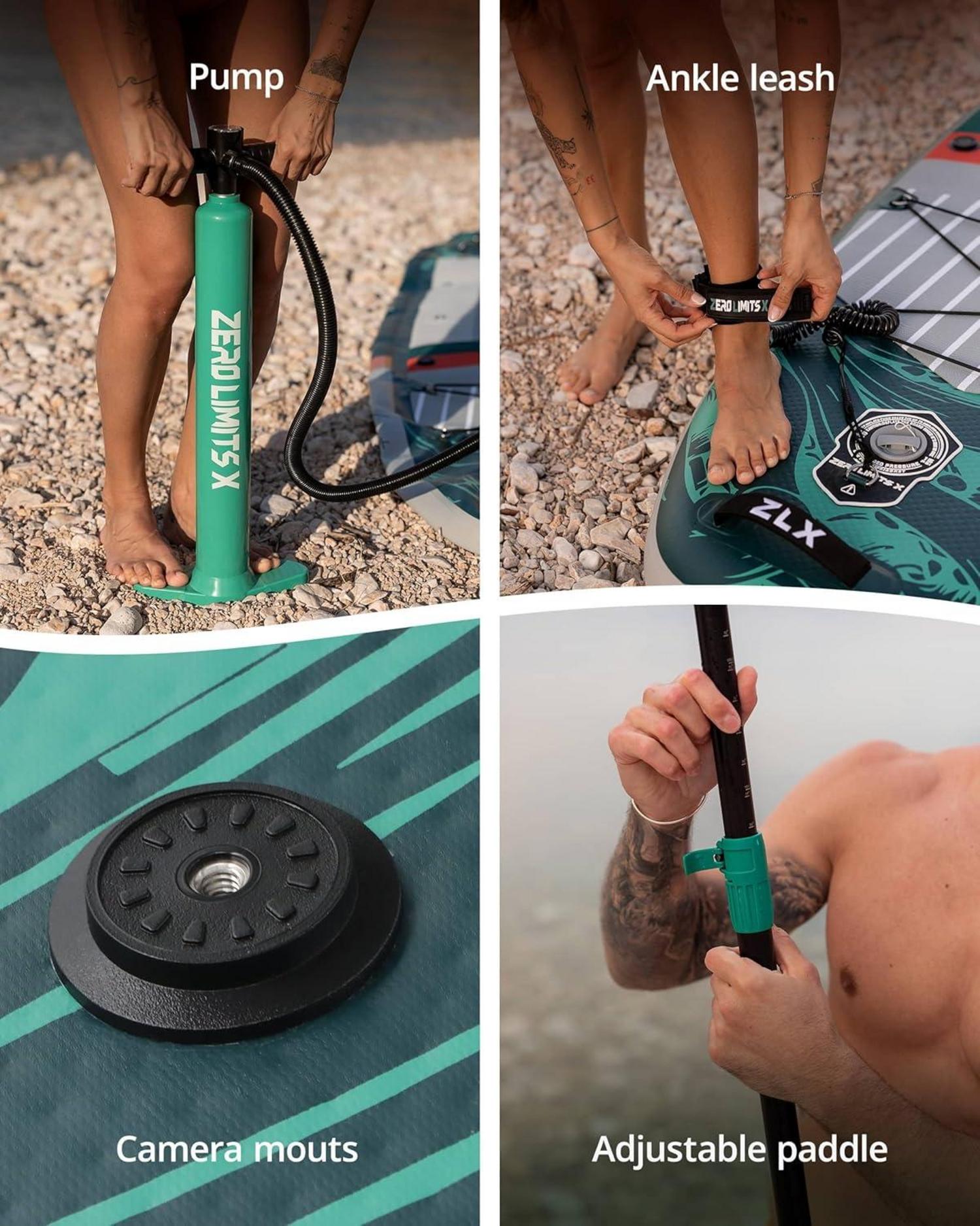 Aufblasbares SUP Board 350 cm Stand Up Paddle Board Stabil
