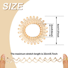 12er Set Spiral Haargummis Damen Mädchen Hochwertig
