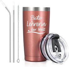 Lehrerin Geschenk Abschiedsgeschenk Dankeschön 600ml Thermobecher